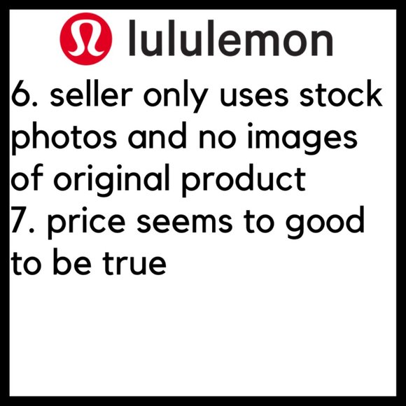 PSA - How to Spot Fake Lululemon Products from Resellers - Picture 3 of 5